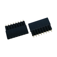 Connecteur femelle à 8 broches, pas de 2,54 mm, simple rangée, broches droites, équivalent ESW-1, fabricant BOM