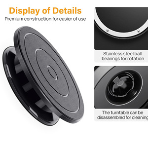 Plateaux tournants en plastique robustes pour la décoration de pâtisseries et de gâteaux - Product Image 3