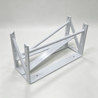Supports de montage métalliques robustes personnalisés en acier, aluminium et acier inoxydable, revêtus par poudre
