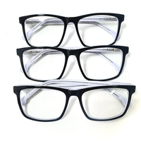 Montures de lunettes en acétate à monture complète de forme carrée, personnalisables avec logo, livraison rapide pour hommes - Collection 2026 en gros