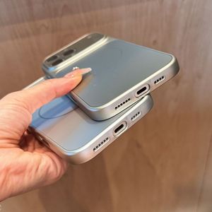 เคสเคลือบแม่เหล็กแบบฝ้ากระจก Corning <span class=keywords><strong>ราคา</strong></span>โรงงานขายส่งขายดี สำหรับ iPhone 17 16~11 แปลงเป็นรุ่น 17 - Product Image 2