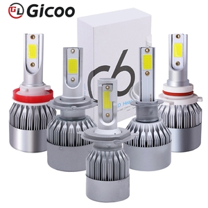 Venta Especial: Faros Delanteros LED C6 de 24 W y 18 W para Automóviles, 7600 lm, Buena Calidad, H1 H3 880 881 5202 H7 H4 - Product Image 2