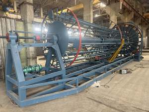 Machine de fabrication de cages en acier pour pieux de drainage en béton automatiques, de bonne qualité et économique - Product Image 2