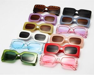 Gafas de Sol Rectangulares Pequeñas Vintage con Logotipo Personalizado, Gafas de Sol Cuadradas de Colores Pastel para Mujer - Product Image 3