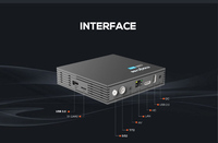 Magicsee — décodeur hd de Satellite C500 Max, Android, s905x3, 5 pièces, décodeur, lecteur dvd, S2, H.265, avec WIFI, Port Ethernet