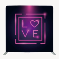 Fondo Fluorescente para Cabina de Fotos, Tela Elástica Reactiva a la Luz Negra UV, con Soporte