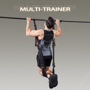 Bande de résistance Safe Wolf Multi-trainer, résistance moyenne, équipement de fitness à domicile, ceinture d'assistance pour tractions, pour le remodelage corporel - Product Image 4