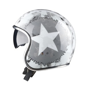 <span class=keywords><strong>Casque</strong></span> de <span class=keywords><strong>moto</strong></span> exclusif Huaxia Cross-Border, demi-<span class=keywords><strong>casque</strong></span> clignotant avec visière transparente certifiée DOT CE - Product Image 4
