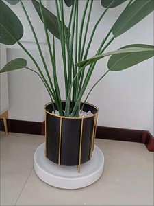 Macetas Rodantes Modernas de Plástico para Jardín con Ruedas, Soporte Ligero Antideslizante para Macetas, para Plantas Pesadas - Product Image 6