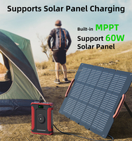 Banque mobile extérieure de puissance de charge rapide bon marché de bonne qualité 30000mAh 40000mAh 60000mAh batterie externe solaire avec la sortie USB-C de PD 60W