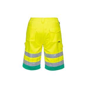 PORTWEST - L043YTRXXL <b>Hi</b>-<b>Vis</b> Lightweight Polycotton <b>Shorts</b> Yellow/Teal - EAN 5036108383597 <b>HI</b>-<b>VIS</b> WORKWEAR - Product Image 2
