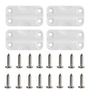 Replacement Plastic Hinges For Igloo Coolers 50-165 Qt <b>White</b> Surface Mount Durable PP Material - Product Image 1