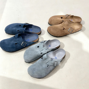 Zuecos y mulas Nuevo estilo de alta calidad para mujer Diseñador de moda personalizado Zapatos de cuero Eva Zuecos de soporte de arco para mujer Birkenstocks - Product Image 5