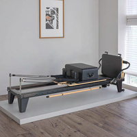 Machine de Pilates de réformateur en aluminium haut de gamme, système complet pour l'entraînement de la force et de la flexibilité du noyau pour la maison et le studio
