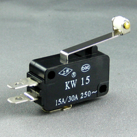 Micro-interrupteur KW15 unipolaire type rapide 16A 250V Micro-interrupteur