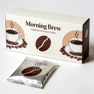 Sachet individuel de complément nutritionnel en aluminium alimentaire pour <span class=keywords><strong>lait</strong></span>, boisson protéinée, café en poudre – Emballage en stick - Product Image 4