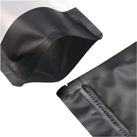 Pochette d'emballage personnalisée avec logo imprimé en gravure, en BOPP+Al+CPP, imperméable, mate, refermable avec fermeture éclair, thermoscellable, recyclable, pour l'expédition