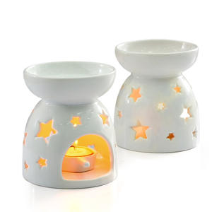 Quemador de Aromaterapia de Cerámica Chaozhou, Difusor de Aceites Esenciales de Porcelana Blanca, Decoración para el Hogar, Regalo DF1646 - Product Image 3
