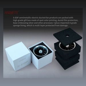 Ventilador Canalizado Eléctrico Semimetálico HSDJETS EDF de 120 mm de Alta Calidad Original, 12S 640KV, 8.6 kg de Empuje para Avión/Modelo RC - Product Image 4