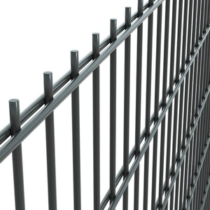 Valla de jardín de malla soldada de doble alambre con diseño moderno, anticorrosión, para exteriores, 868, paneles de alambre doble, duradera, con recubrimiento de zinc, para pared y suelo. - Product Image 6
