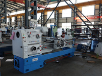 Tour manuel universel à banc déporté CA6261C de Chine, grande portée de 105 mm, 220V, horizontal, semi-automatique, DRO, pour usinage de métaux de moyenne intensité