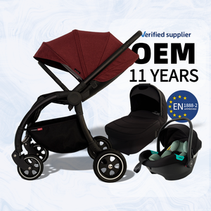 Lnb thời trang 3-in-1 Xe đẩy em bé trọng lượng nhẹ dễ dàng gấp cho du lịch với trẻ sơ sinh & trẻ em - Product Image 2