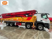 Camion pompe à béton Sanygroup 56m d'occasion avec moteur, modèle 2020, à vendre