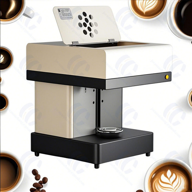 Auto Sensing Height 4 Cup Food Printer Machine Edible Latte Art Coffee Printer