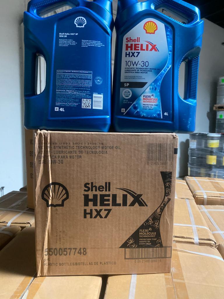 Shell Helix HX7 SP 10W-30 Synthetic Motor Oil - Premium Automotive