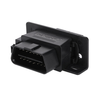 Adaptador de montaje macho a hembra de 16 pines OBD II para Escáner de diagnóstico y lector de código de falla 12V/24V certificado CE/FCC/ROHS