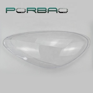 PORBAO per <span class=keywords><strong>CAYENNE</strong></span>/958.1 2011-2014 anno nuovo stile Auto parte trasparente in plastica fari copri fari in vetro - Product Image 2