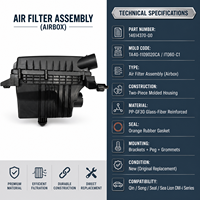 Ensemble de filtre à air haute efficacité 14614370-00 pour BYD Qin PLUS King Song L Seal 06 07 DM-i Filtration multi-couches