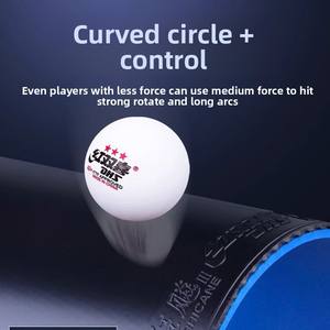 <span class=keywords><strong>DHS</strong></span> professionnel Tennis de Table en caoutchouc ouragan <span class=keywords><strong>3</strong></span> éponge Orange provinciale avec éponge bleue caractéristiques portables - Product Image 4