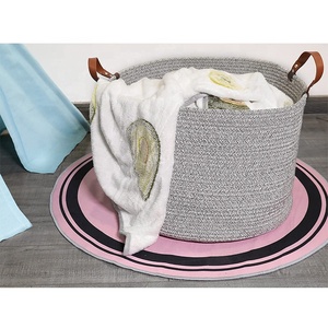 OEM ODM Nouvelle tendance Corde de coton nordique Panier de rangement pour jouets Oreillers Chaussures Serviettes - Product Image 4