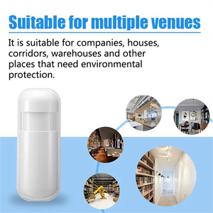 2pcs DC1.5V pin không dây chống trộm miễn dịch vật nuôi ABS nhựa cửa sổ nhà góc rộng <span class=keywords><strong>PIR</strong></span> hồng ngoại cảm biến chuyển động báo động - Product Image 4