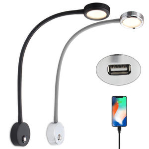 Lampe de lecture LED <span class=keywords><strong>Spot</strong></span> intérieur pour camping-car Blanc Rouge <span class=keywords><strong>Double</strong></span> Couleur USB Touch Light - Product Image 1