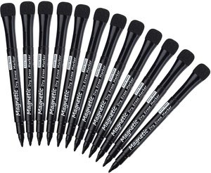 12 Colors Magnetic Whiteboard Marker <b>Pen</b> with Erasers - Product Image 2