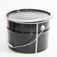 20 25 L 10 litres 5 gallons seau vide à dessus ouvert en étain baril de tambours de peinture à l'huile pour le fournisseur prix de vente des fabricants
