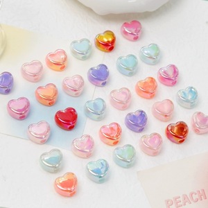 Moohoo Candy Cute Inner-Layer Acrylic Heart <b>Beads</b> DIY Handmade Beaded Necklace and Bracelet Materials and Accessories - Product Image 2