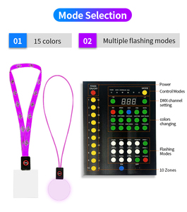 Qcool số lượng lớn bán buôn quảng cáo biểu tượng tùy chỉnh dài giờ làm việc sinh thái thân thiện lễ hội buổi hòa nhạc ánh sáng dây buộc - Product Image 6