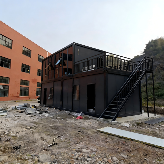 Fast Assemble Modern Breathable Foldable Container House Steel Sandwich Panel Construction Site Dormitory Mobile Modular