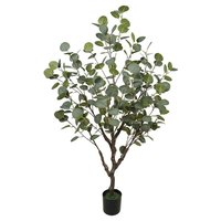 Arbre d'eucalyptus artificiel en plastique hautement réaliste pour la décoration intérieure, plantes artificielles durables, décorations de mariage et de fête