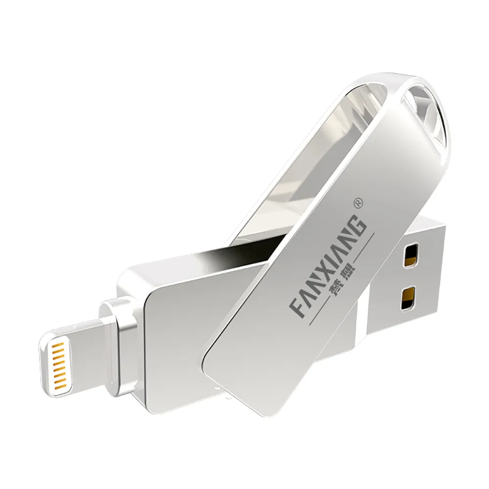 แฟลชไดรฟ์ USB ได้รับการรับรองจาก MFI USB pendrive จัดเก็บข้อมูล U Disk OTG USB