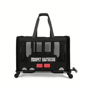 Dropshipping High Quality Airline Approved <b>Pet</b> Stroller Breathable Cats <b>Carrier</b> Foldable <b>Pet</b> Handbag - Product Image 1