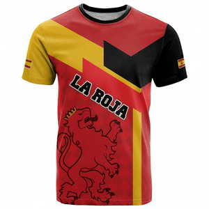 Maillot de football décontracté ESPAGNE 2026WC La Rojita – T-shirt de supporter à manches courtes de l'équipe nationale d'Espagne – Impression personnalisée - Product Image 3