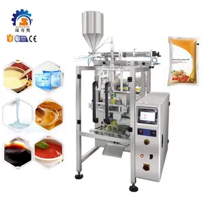 Easy Operation 1litre Liquid Groundnut Peanut Soyabean Oil Punch Pack Packing Machine