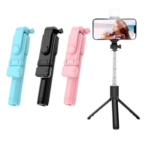 Smartphone LED Light Selfie Trípode Soporte Viajes <span class=keywords><strong>al</strong></span> aire libre Fotografía Estudio Video Selfie Stick Belleza en línea Soporte de transmisión en vivo - Product Image 1