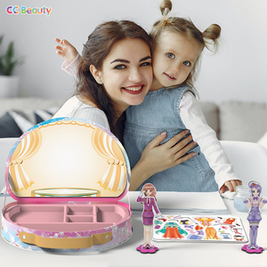Autocollants magnétiques créatifs pour réfrigérateur, personnalisables OEM/ODM, pour habillage de <span class=keywords><strong>princesse</strong></span>, jouets à coller de dessins animés pour petites filles - Product Image 4