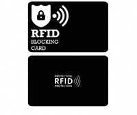 RFID Blocking PVC Card NFC Blocker 13.56MHz Protection Wallet Shield Anti-Skim Mini Portable Tag Credit Card Protector