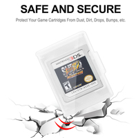 Boîte de rangement universelle anti-poussière en PP pour Nintendo NDS/2DS/3DS/NDSI/NDS Lite, étui d'accessoires pour cartouches de jeu
